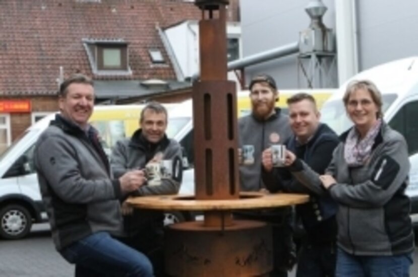 Kamin mit Brunner