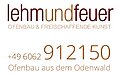 Logo 'Lehm und Feuer' P. Löffler/K. Kutschbach GbR
