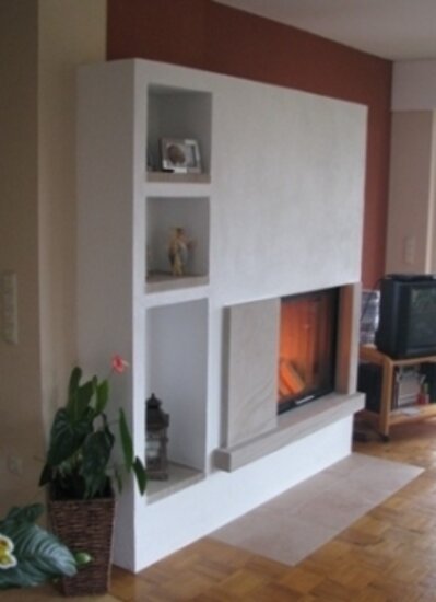 Wasserführender Kamin