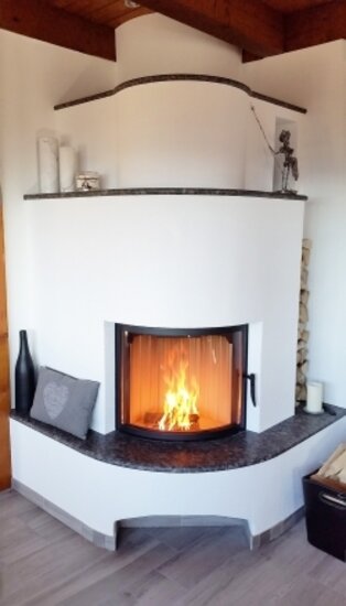 Heizkamin rund, Kamin, Ofen