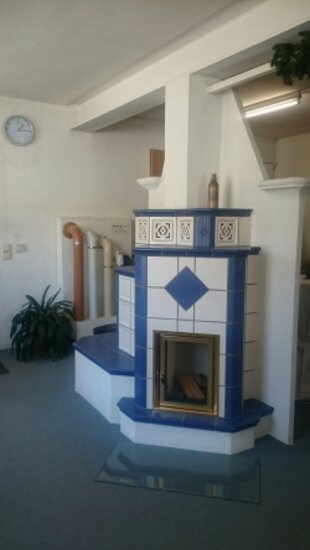 Speicherofen mit Warmluftanteil