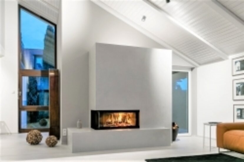 Speicherofen in klarem Design